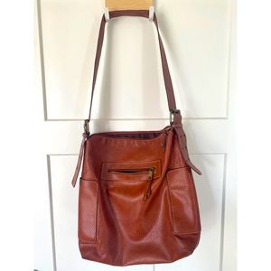 Aldo oversized leather shoulder bag